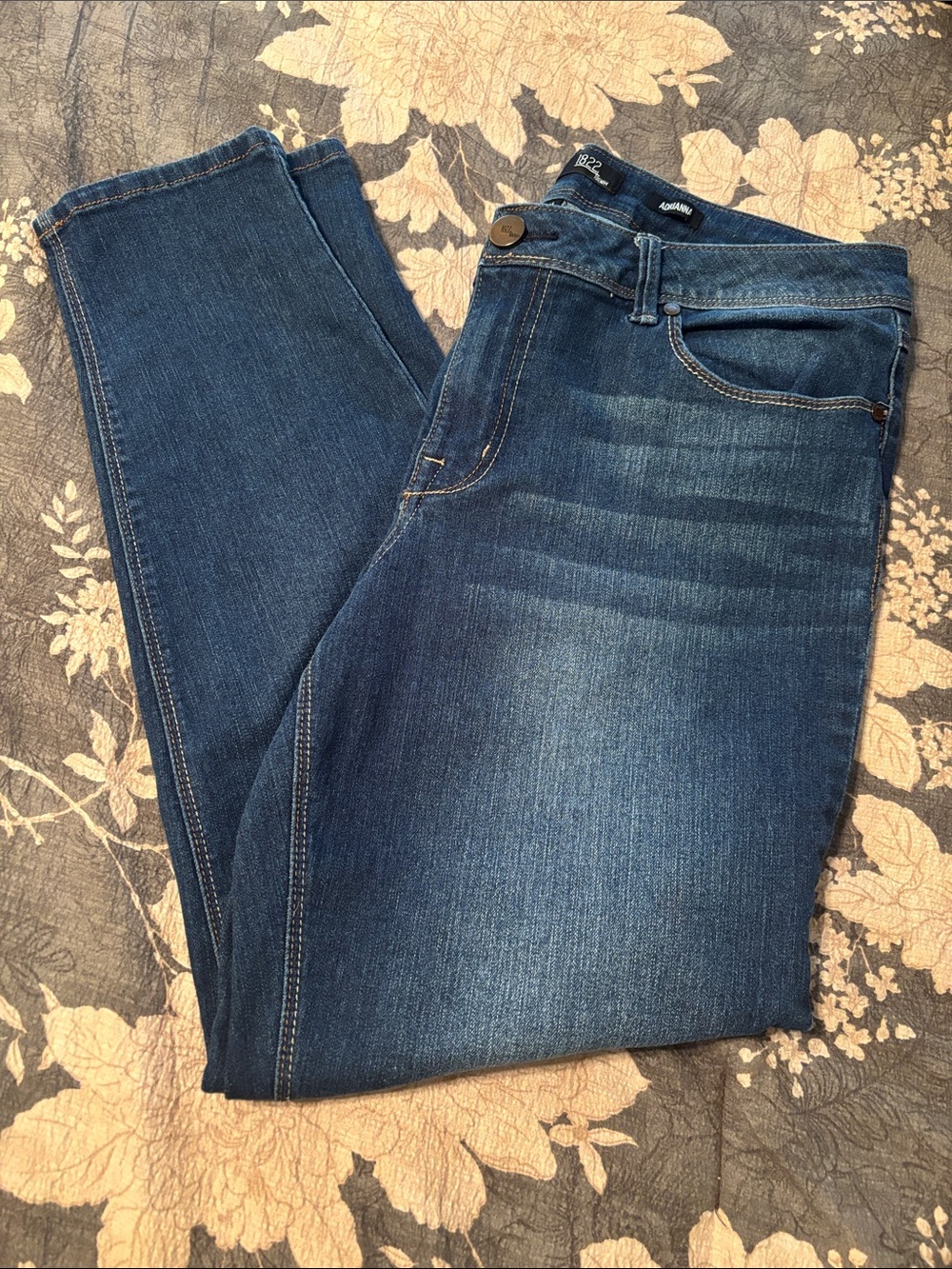 Women’s 1822 Denim Women's Dark Blue Skinny Jeans size 14